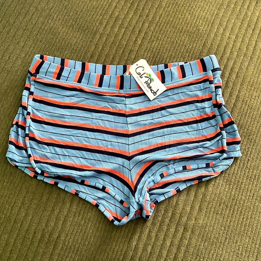 Free people striped Jammie shorts